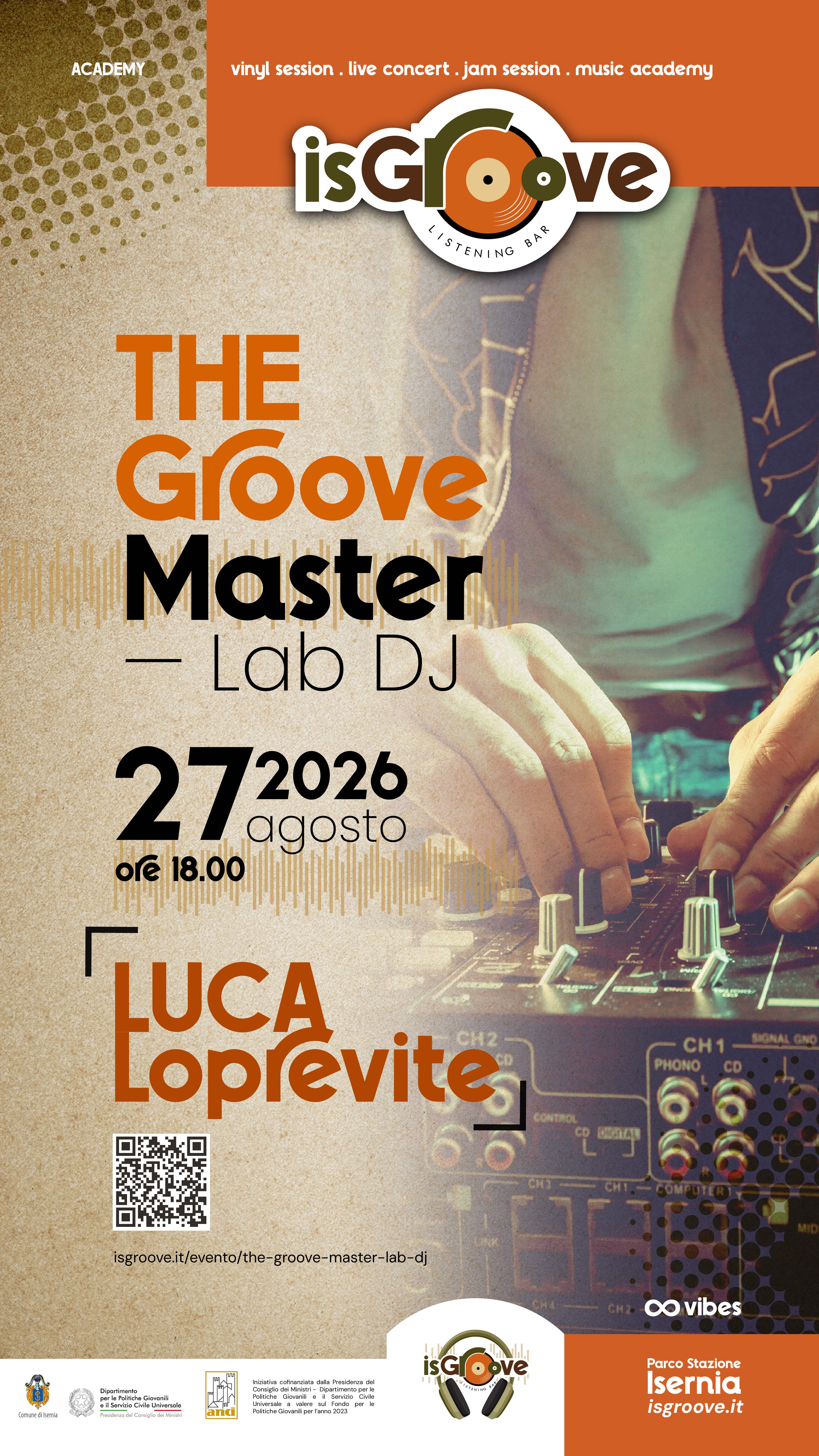 Locandina The Groove Master — Lab DJ